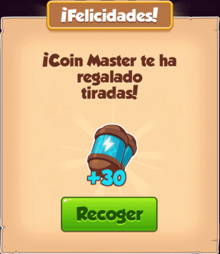 30 Tiradas Gratis Coin Master