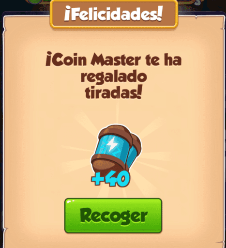 40 Tiradas Gratis Coin Master