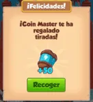 Conseguir 50 Tiradas Gratis Coin Master