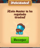 50 Tiradas Gratis Coin Master