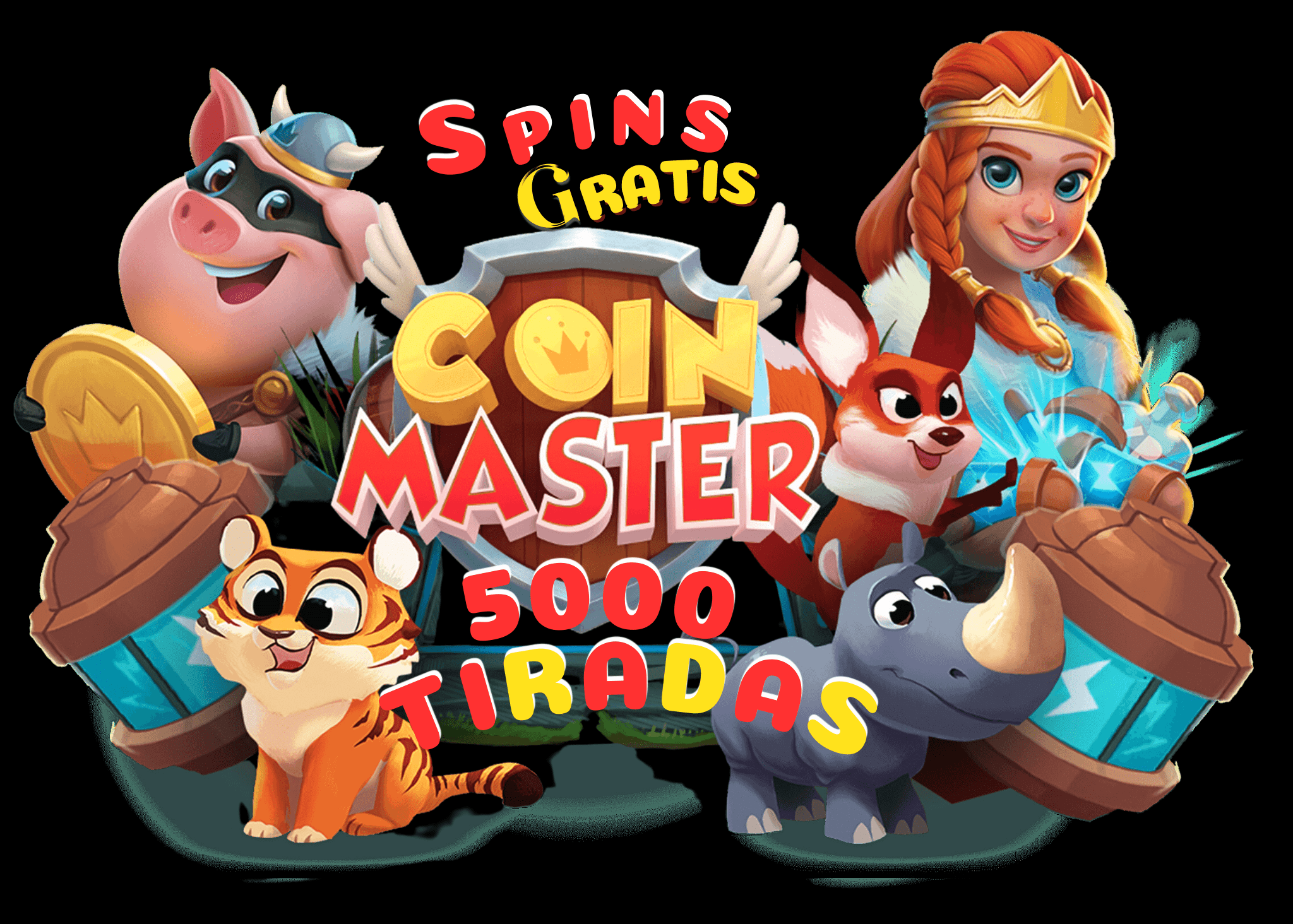 Coin Master Tiradas Gratis Hoy Sábado 30 de Marzo 2024 ♻️