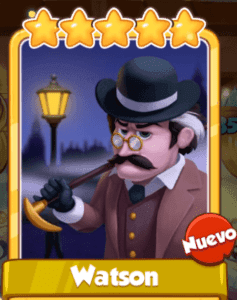 Carta Dorada Watson Coin Master