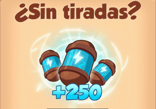 250 Tiradas Gratis Coin Master