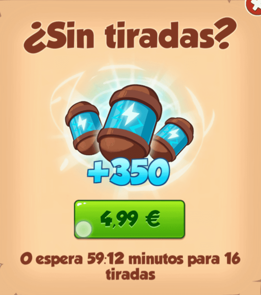 350 Tiradas Gratis Coin Master 2024