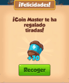 70 Tiradas Gratis Coin Master