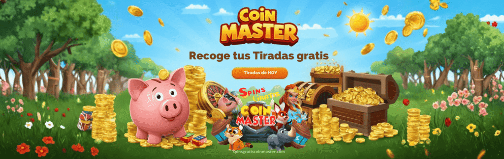 Las Mejores Tiradas Gratis Coin Master sin trucos