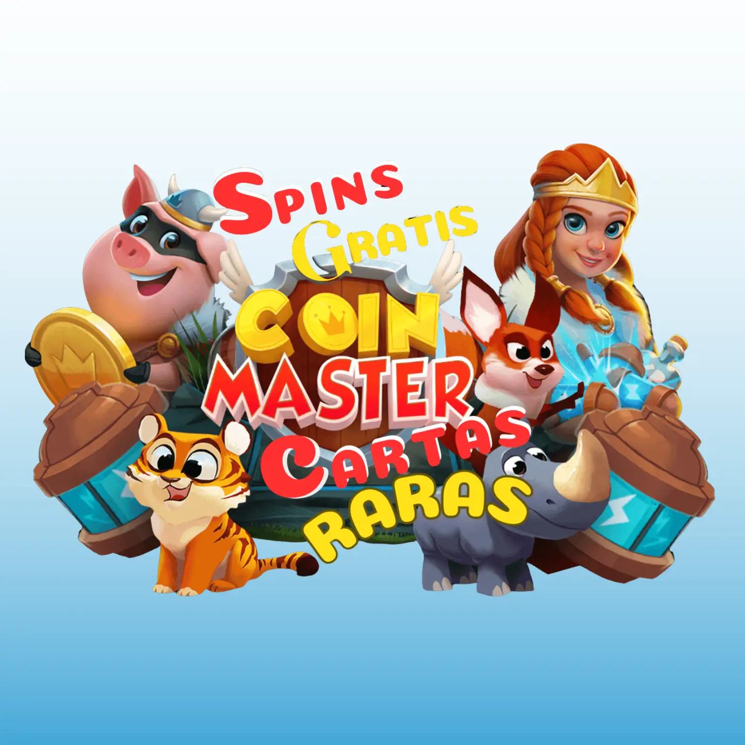 Cartas raras Coin master