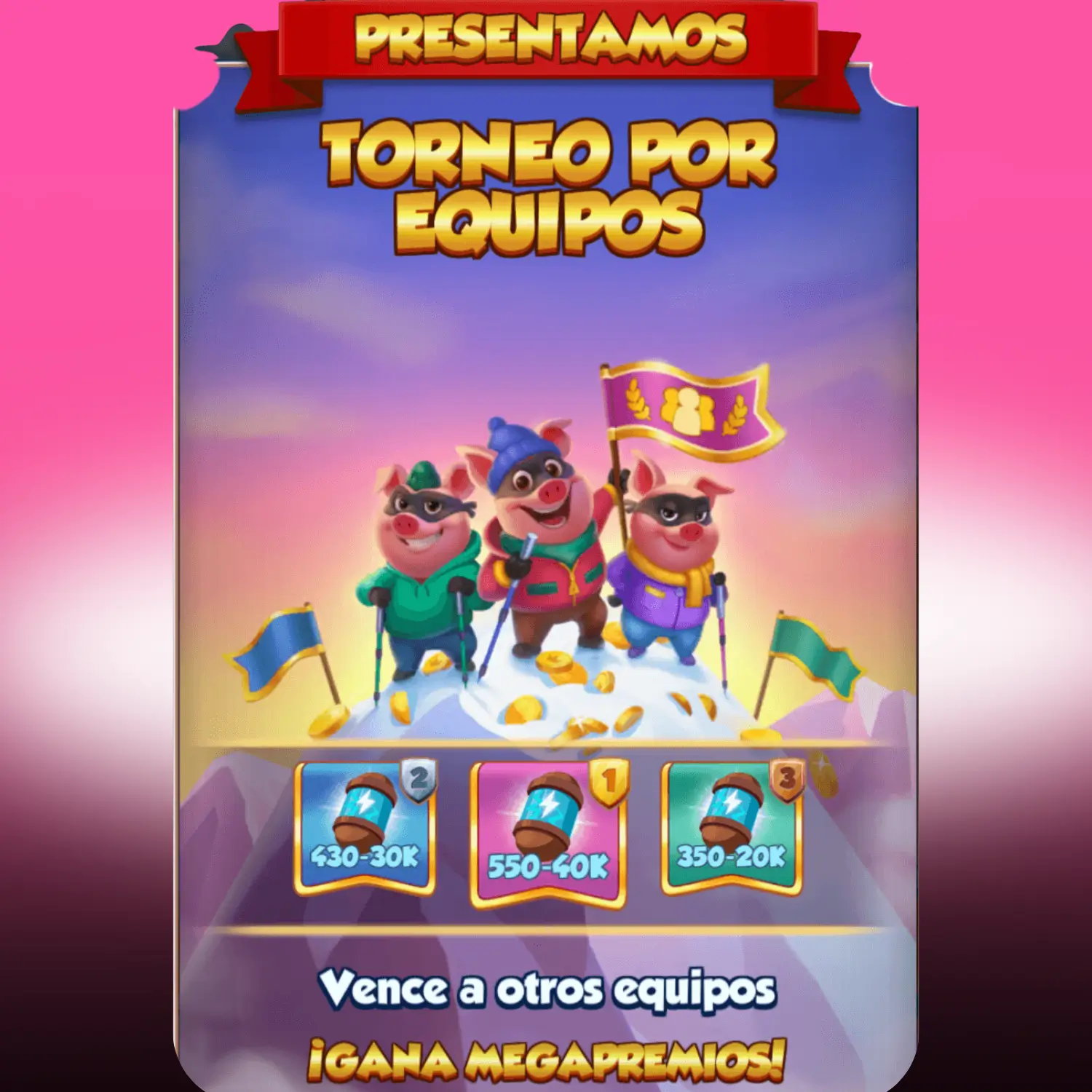 Clan Coin Master Premios de Equipo