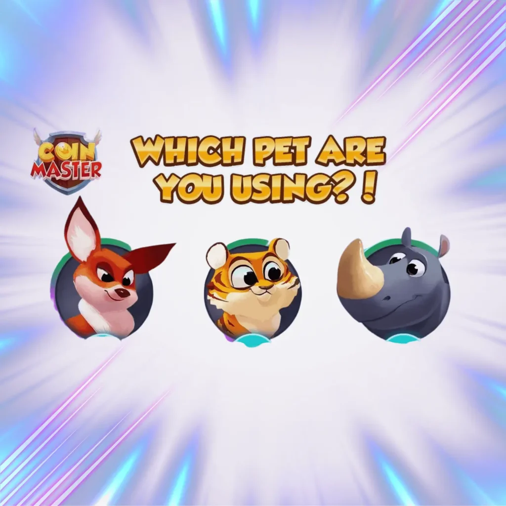Qué mascota utilizar en Coin Master