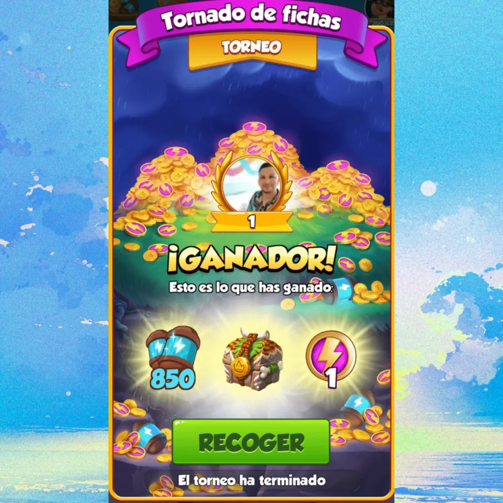 Tornado de fichas coin master