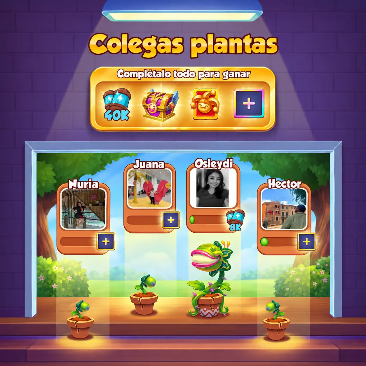 Colegas Plantas