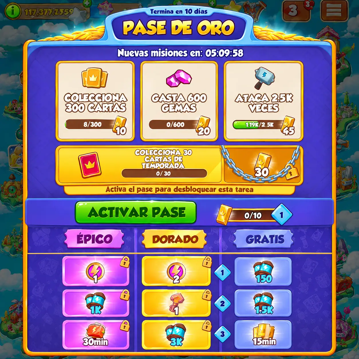 Pase de Oro Coin Master