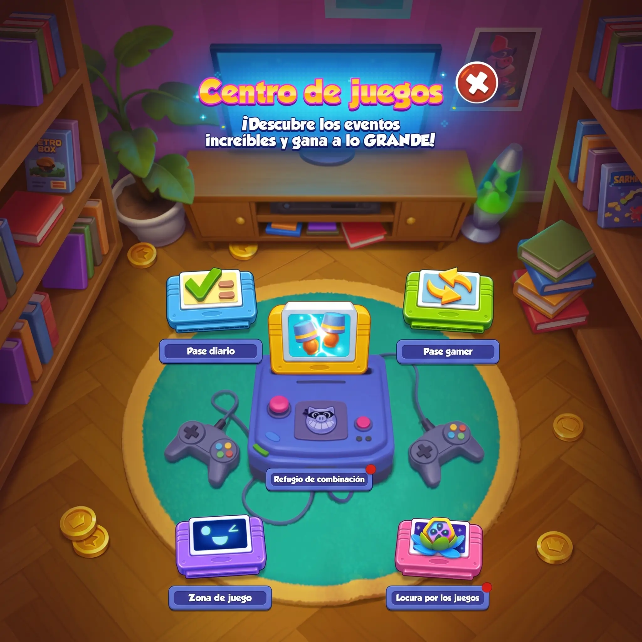 Centro de Juegos Coin Master