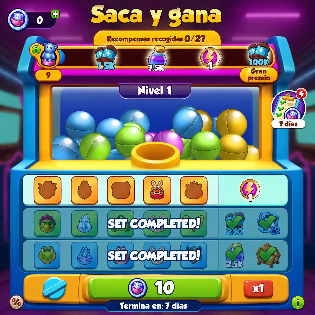Saca y gana Coin Master